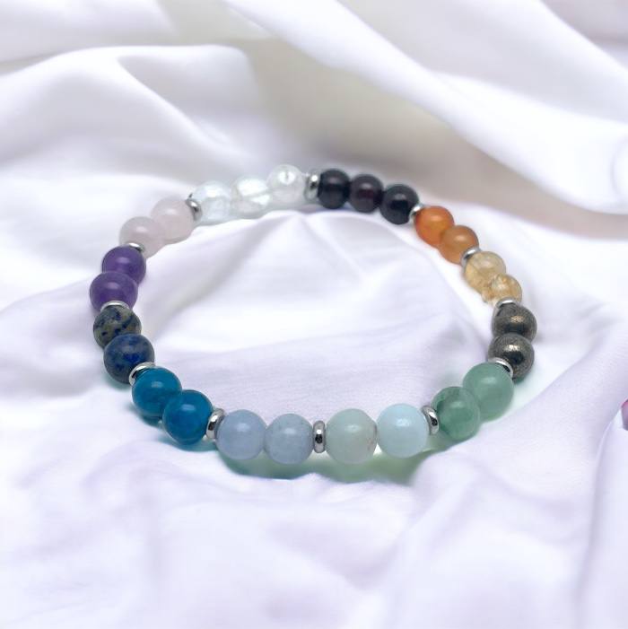 Bracelet Arc-en-ciel des chakras