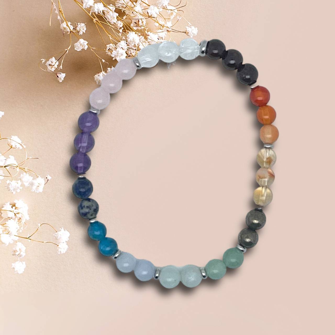 Bracelet Arc-en-ciel des chakras