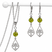 PARURE EN  PERIDOT