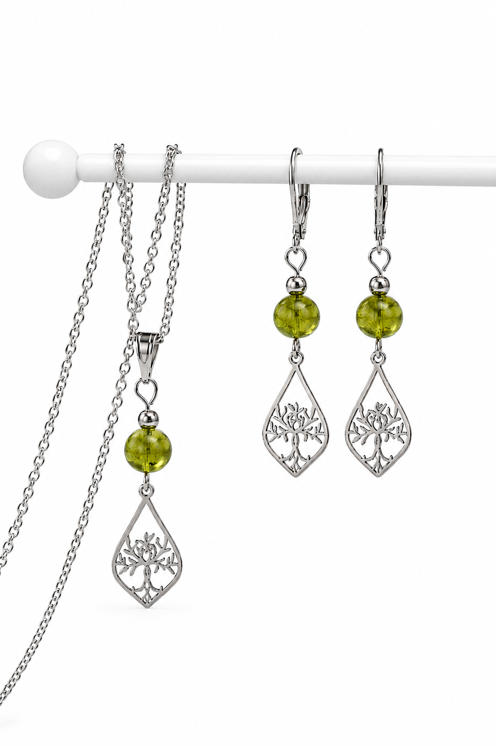 PARURE EN  PERIDOT