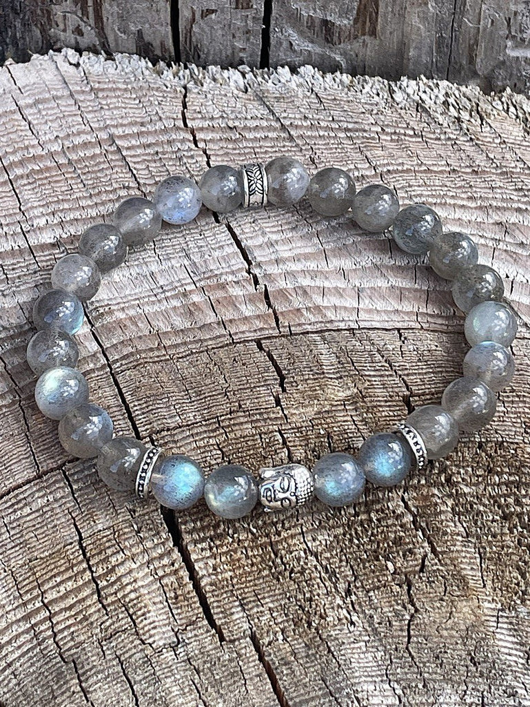 Bracelet Bouddha Labradorite D8