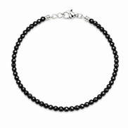 - Bracelet et/ou collier en Spinelle noir