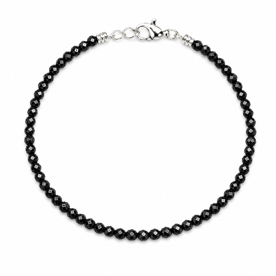 - Bracelet et/ou collier en Spinelle noir