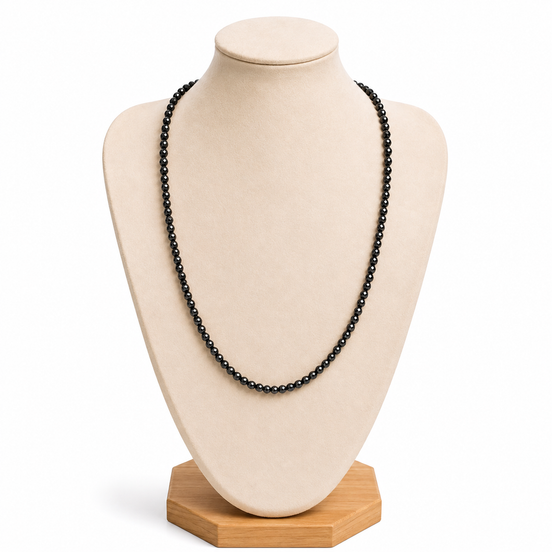 - Bracelet et/ou collier en Spinelle noir