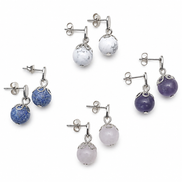 Boucles d'oreilles PERLES MATES