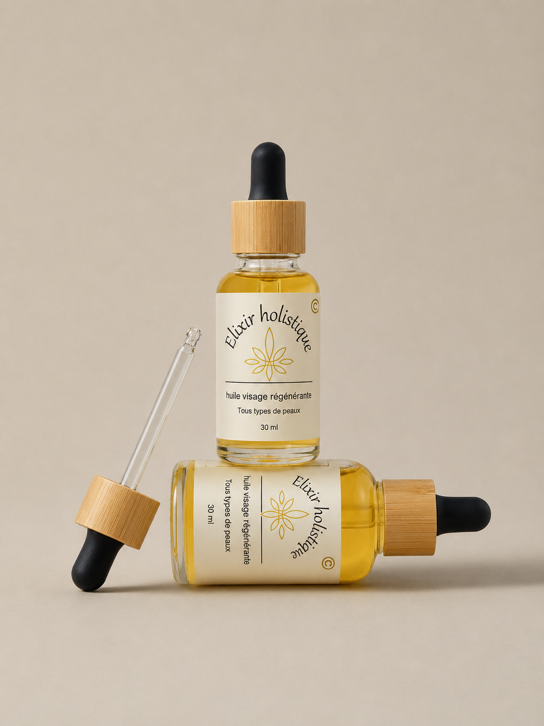 * Elixir holistique - sérum visage *