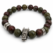 Bracelet Dragon – Jaspe sang de dragon