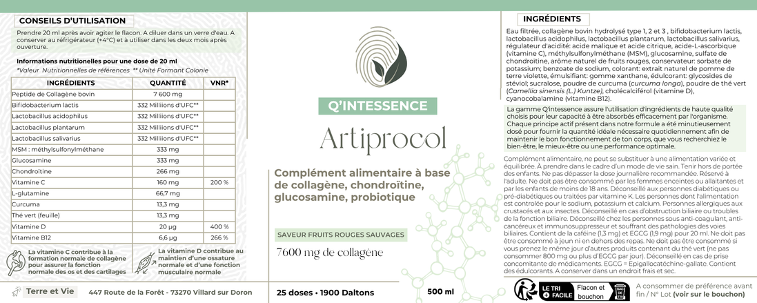 COLLAGENE ARTIPROCOL