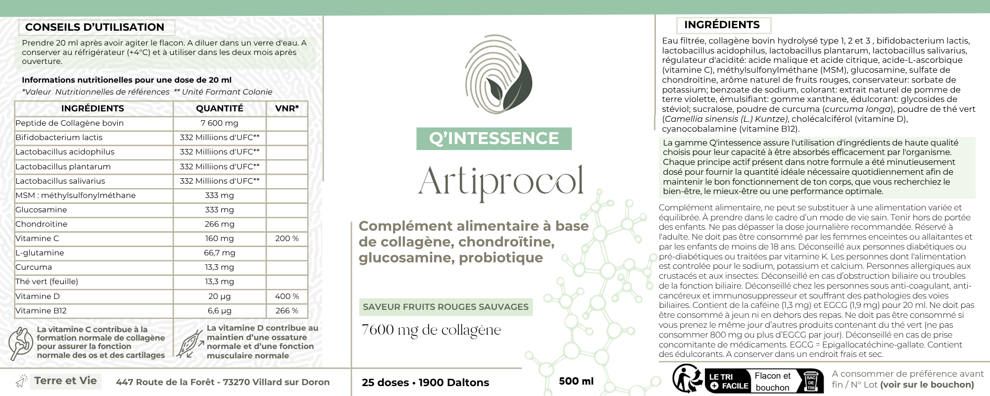 COLLAGENE ARTIPROCOL