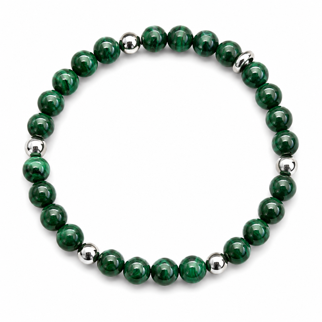 Bracelet ou Collier en Malachite