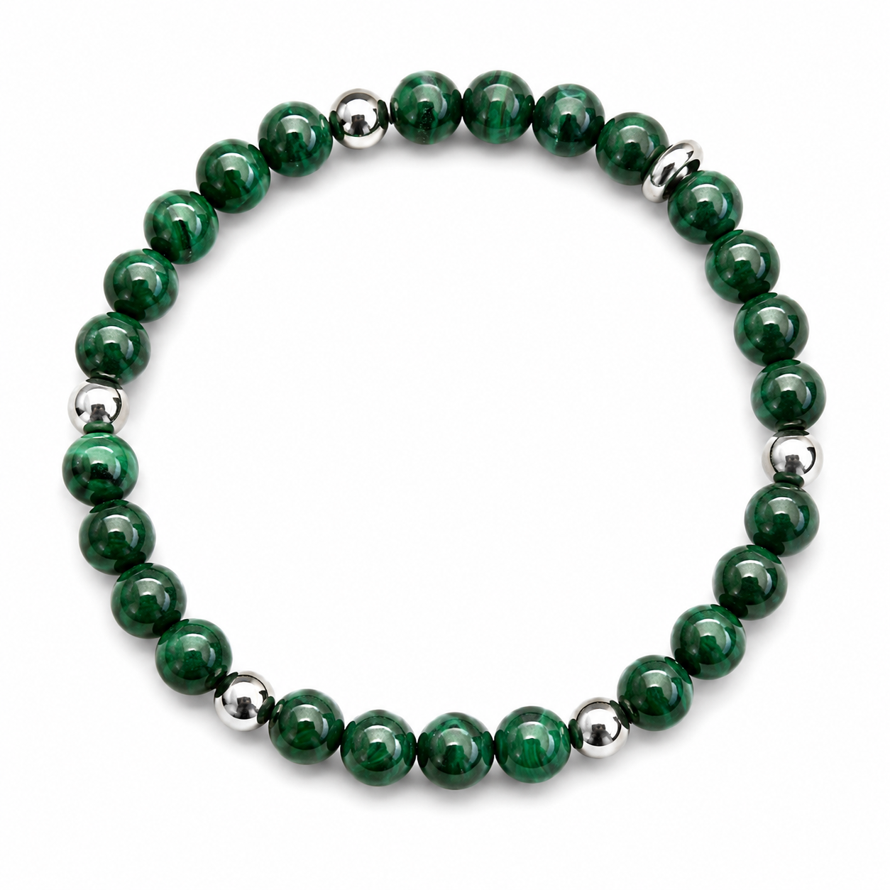 Bracelet ou Collier en Malachite