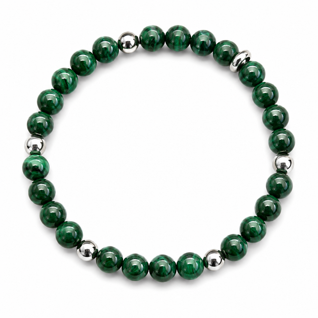 Bracelet ou Collier en Malachite
