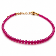- Bracelets et/ou collier en rubis