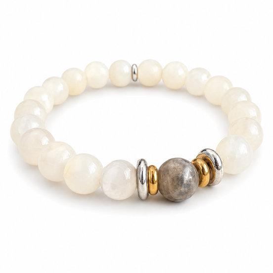 Bracelet Yin-yang Lune Noire