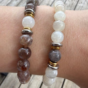 Bracelet Yin-yang Lune Blanche