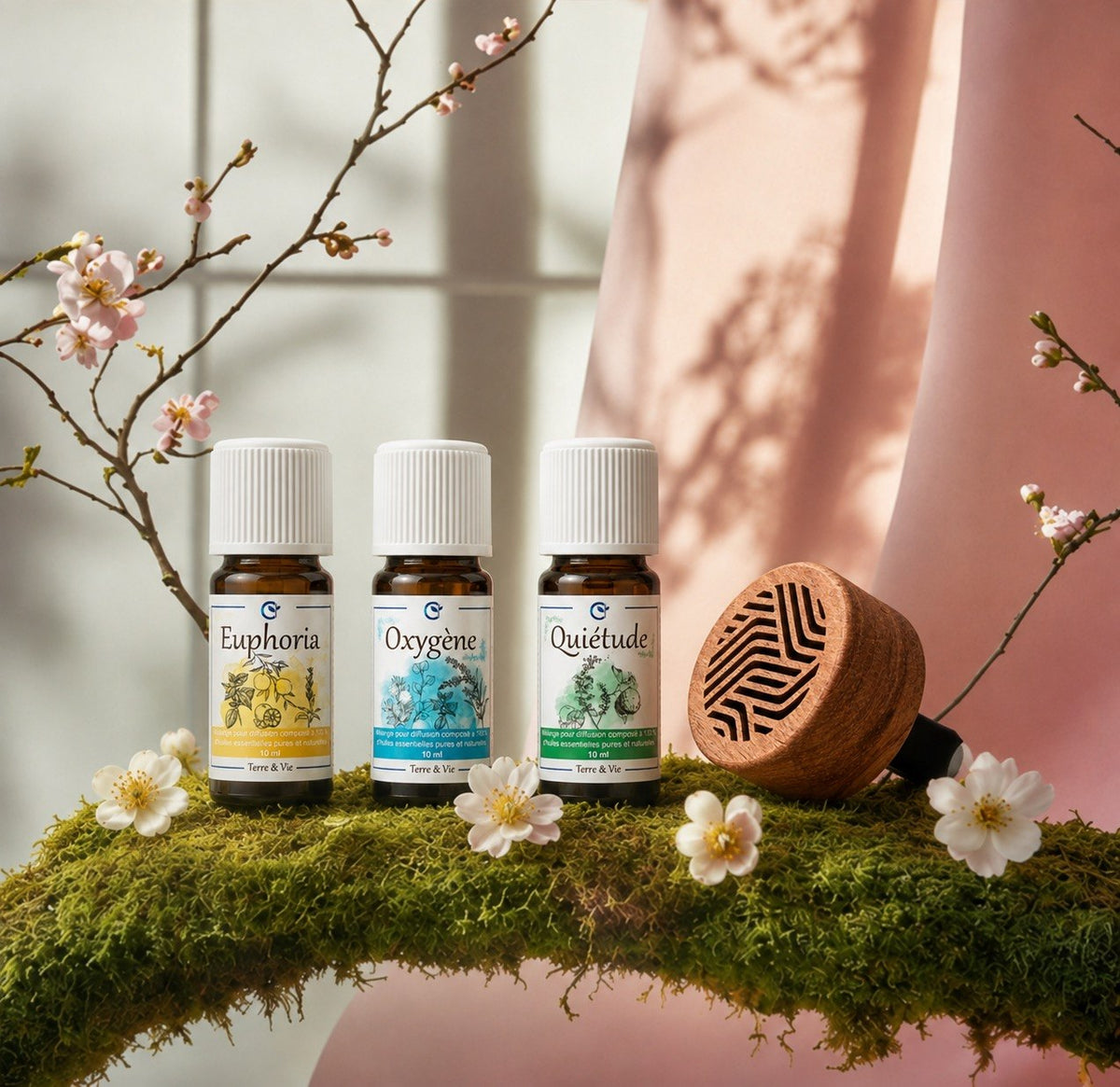 Duo NOMADE : Diffuseur auto + Huile essentielle