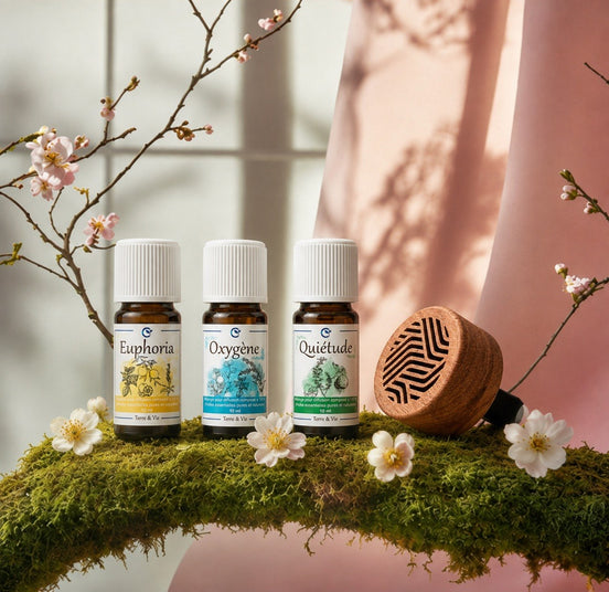 Duo NOMADE : Diffuseur auto + Huile essentielle