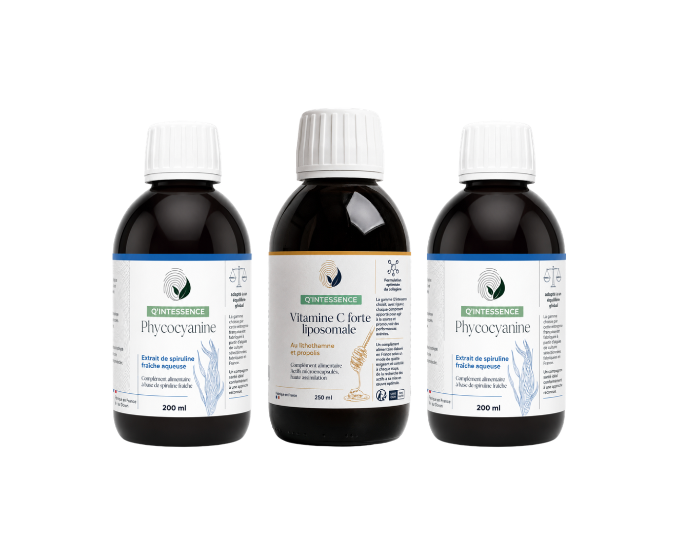 OFFRE : 2 x PHYCOCYANINE 2G + 1 x VITAMINE C LIPOSOMALE