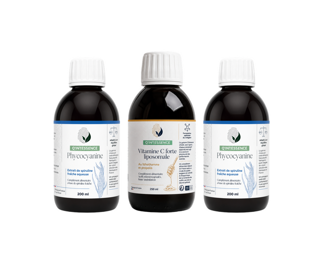 OFFRE : 2 x PHYCOCYANINE 2G + 1 x VITAMINE C LIPOSOMALE