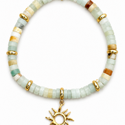 QUARTER ROSE BRACELET - Triple row