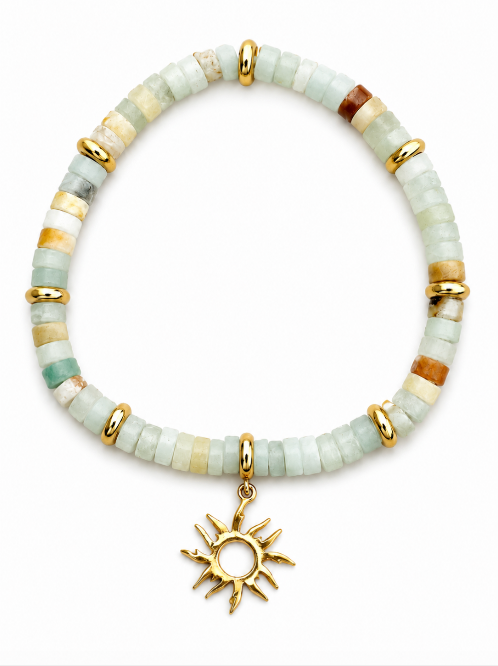 QUARTER ROSE BRACELET - Triple row
