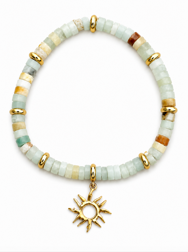 QUARTER ROSE BRACELET - Triple row