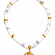 BRACELET HEISHI EN HOWLITE