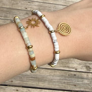 BRACELET HEISHI EN HOWLITE