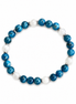 Bracelet Apatite bleue et Pierre de lune