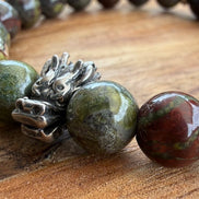 Bracelet Dragon – Jaspe sang de dragon