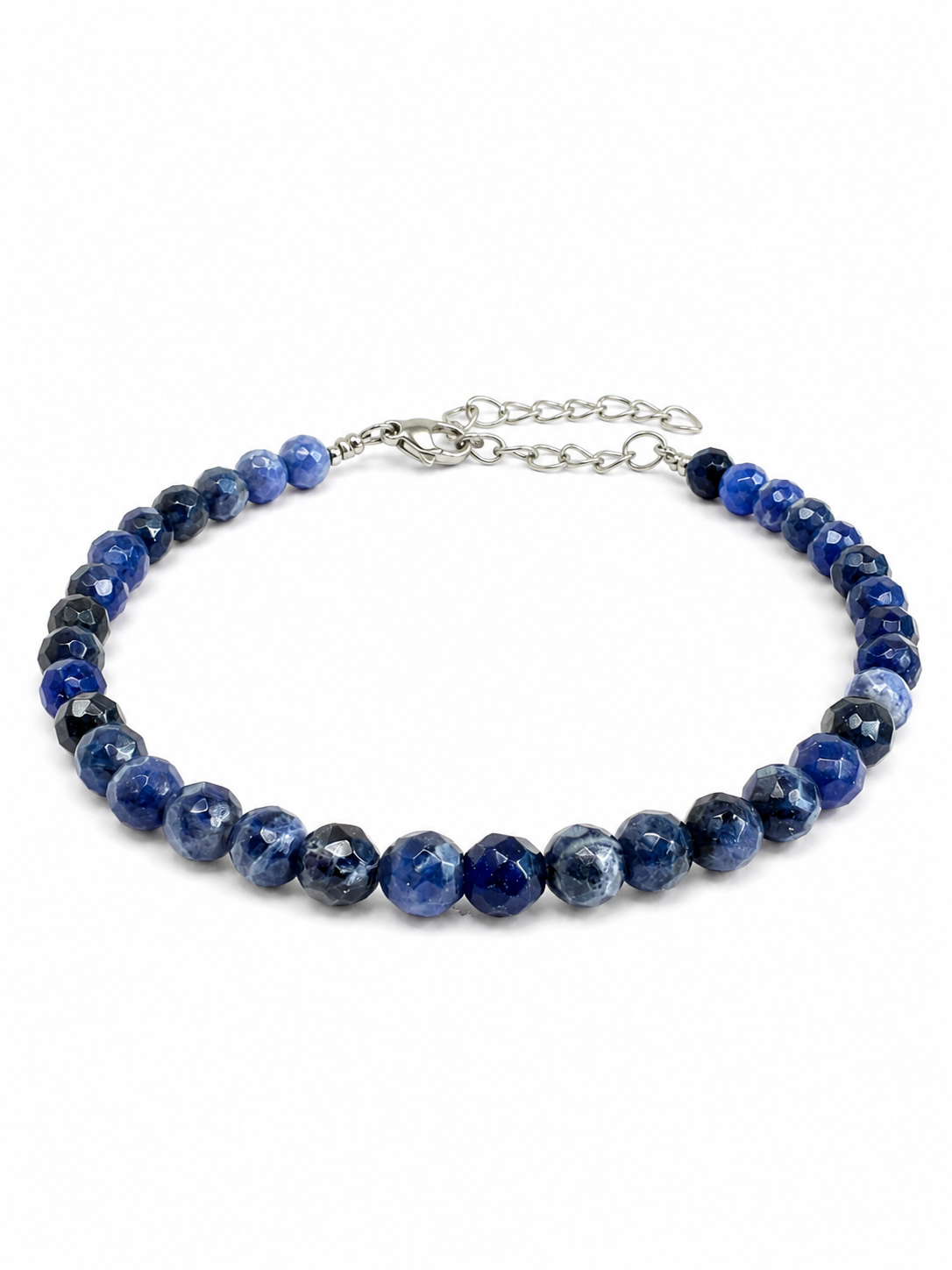 - Bracelet Sodalite facettée