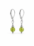Collection de boucles d'oreilles en péridot