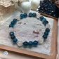 Bracelet Apatite bleue et Pierre de lune