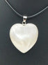 Pendentif Coeur en Nacre blanche
