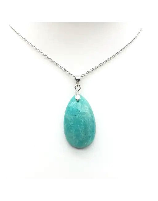 Pendentif Goutte en Amazonite