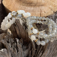 Bracelet Yin-yang Lune Blanche