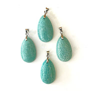 Pendentif Goutte en Amazonite