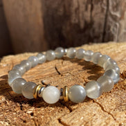 Bracelet Yin-yang Lune Blanche