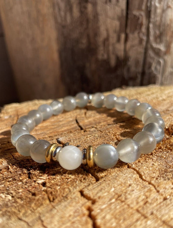 Bracelet Yin-yang Lune Blanche