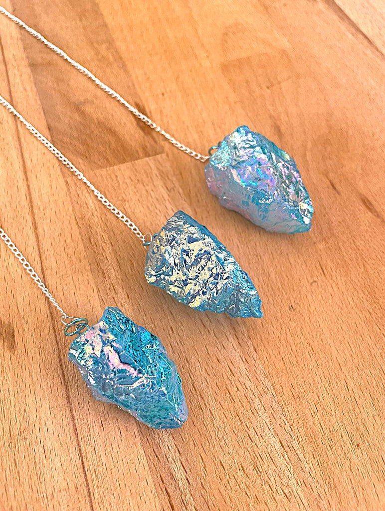 Pendule en Quartz bleu Aqua Aura