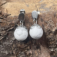 Boucles d'oreilles PERLES MATES