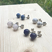 Boucles d'oreilles PERLES MATES