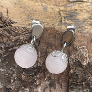 Boucles d'oreilles PERLES MATES
