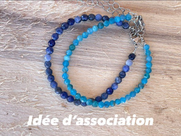 Bracelet Sodalite facettée