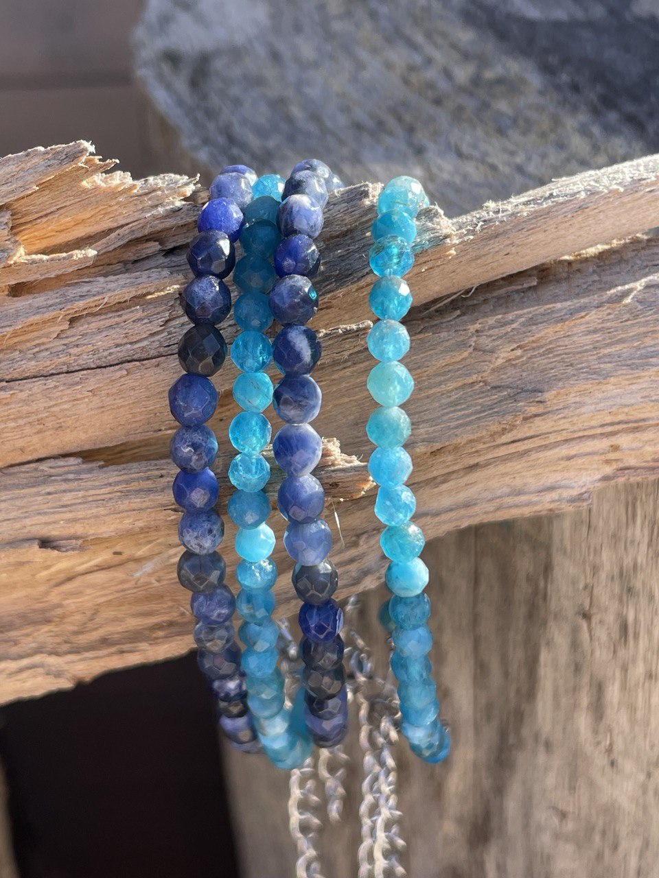 Bracelet Sodalite facettée