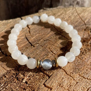 Bracelet Yin-yang Lune Noire