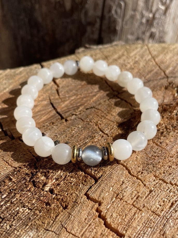 Bracelet Yin-yang Lune Noire
