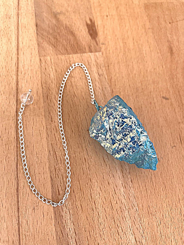 Pendule en Quartz bleu Aqua Aura