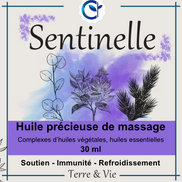 * Sentinelle - huile précieuse de massage *
