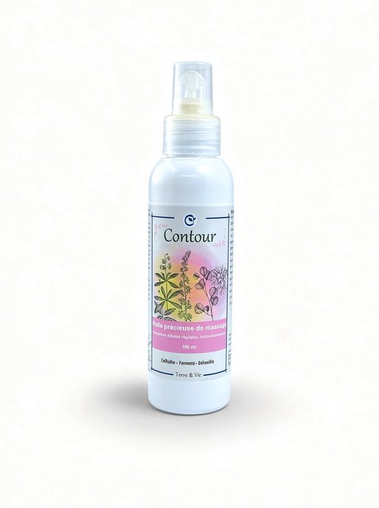 - Duo : Contour, huile précieuse et rouleau de massage - silhouette & fermeté -